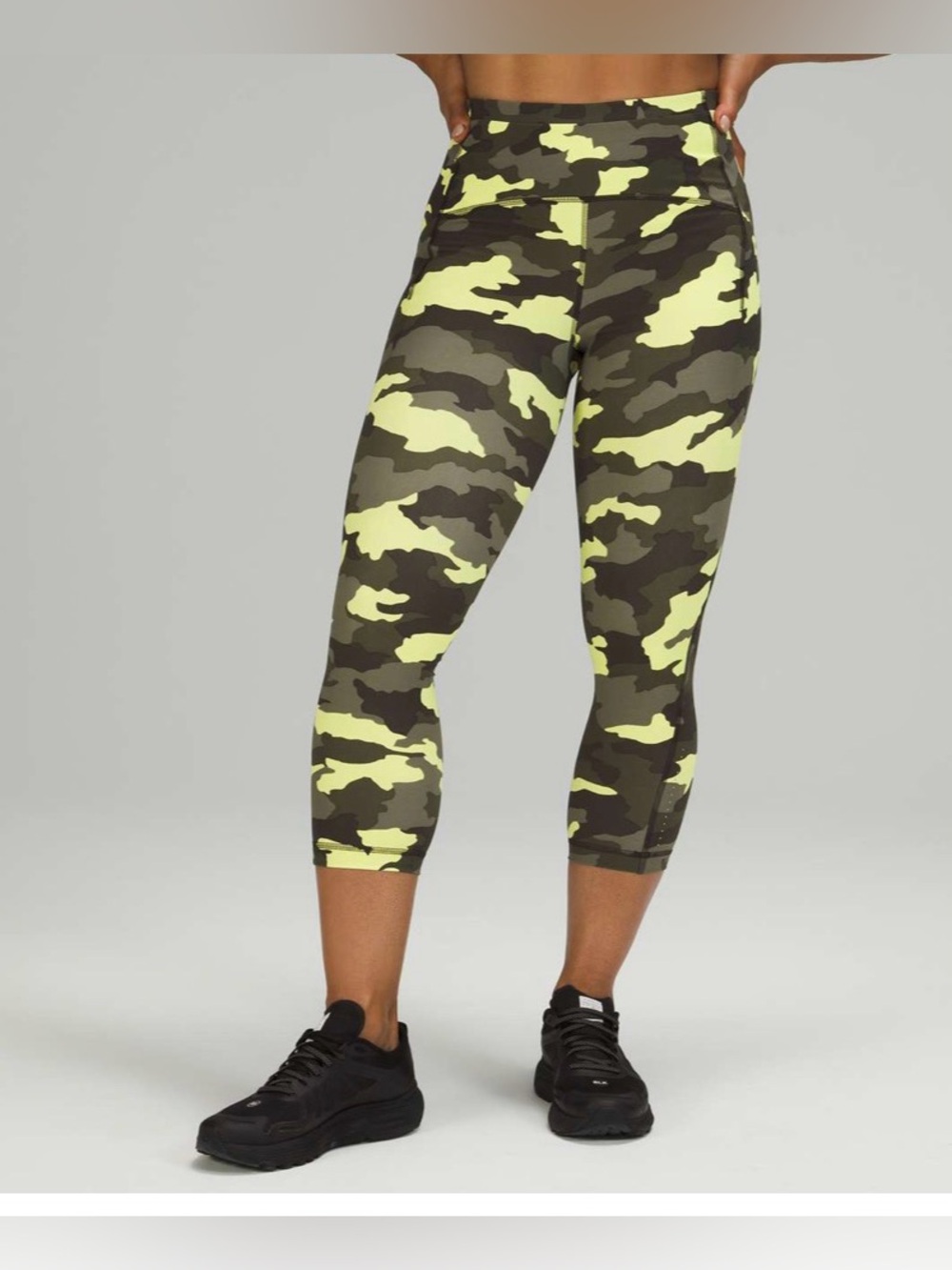 Lululemon Swift Speed High Rise Crop 21" Leggings Size 12